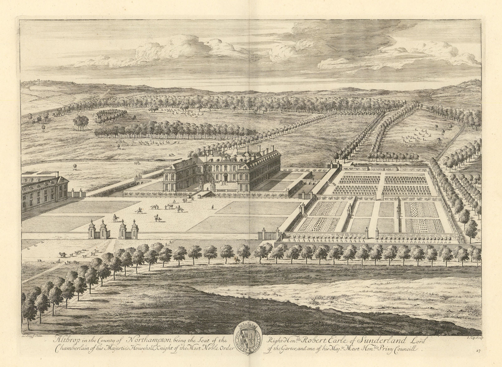 Althorp House & Estate by Kip/Knyff.